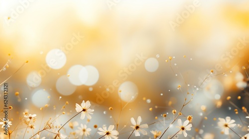 Abstract colorful blurred golden background