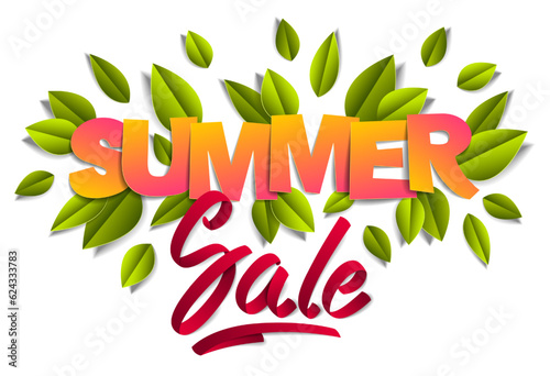 Summer sale banner advertis...