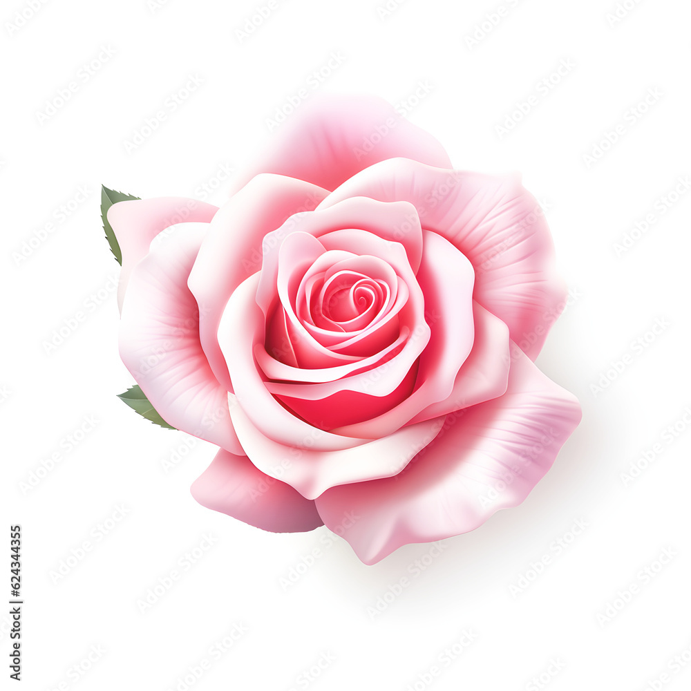 pink rose isolated on white pink rose isolated on white