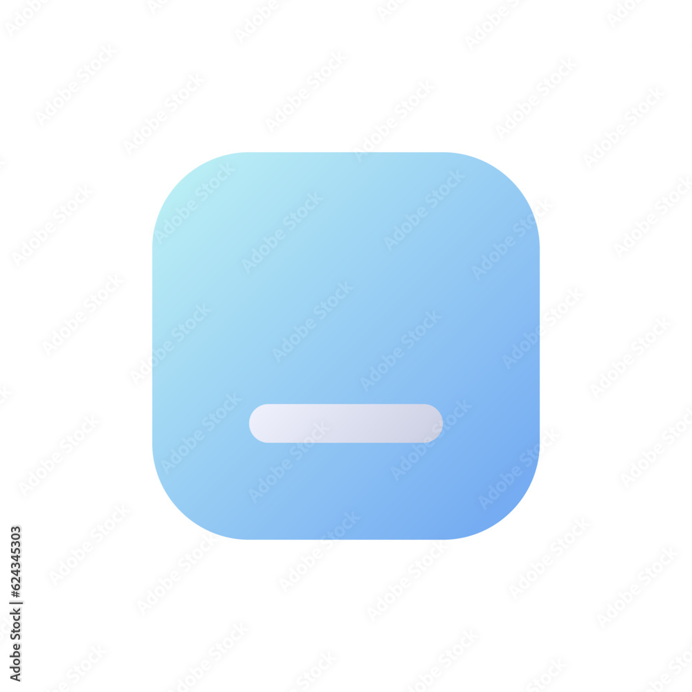 Minimize button pixel perfect flat gradient two-color ui icon. Size control. Digital technology. Simple filled pictogram. GUI, UX design for mobile application. Vector isolated RGB illustration Minimize button pixel perfect flat gradient two-color ui icon. Size control. Digital technology. Simple filled pictogram. GUI, UX design for mobile application. Vector isolated RGB illustration