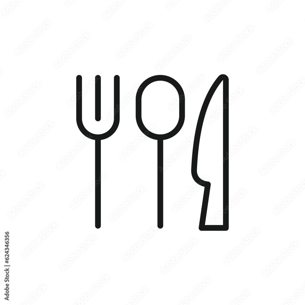 Utensil icon vector illustration. Vector utensil simple flat line style. Blank cooking icon. Kitchen accessories symbol. Flat vector illustration Utensil icon vector illustration. Vector utensil simple flat line style. Blank cooking icon. Kitchen accessories symbol. Flat vector illustration