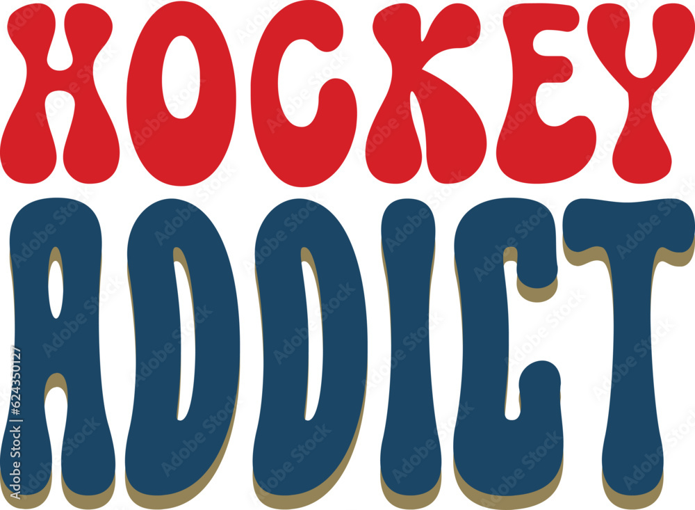 Hockey retro svg design and eps Hockey retro svg design and eps