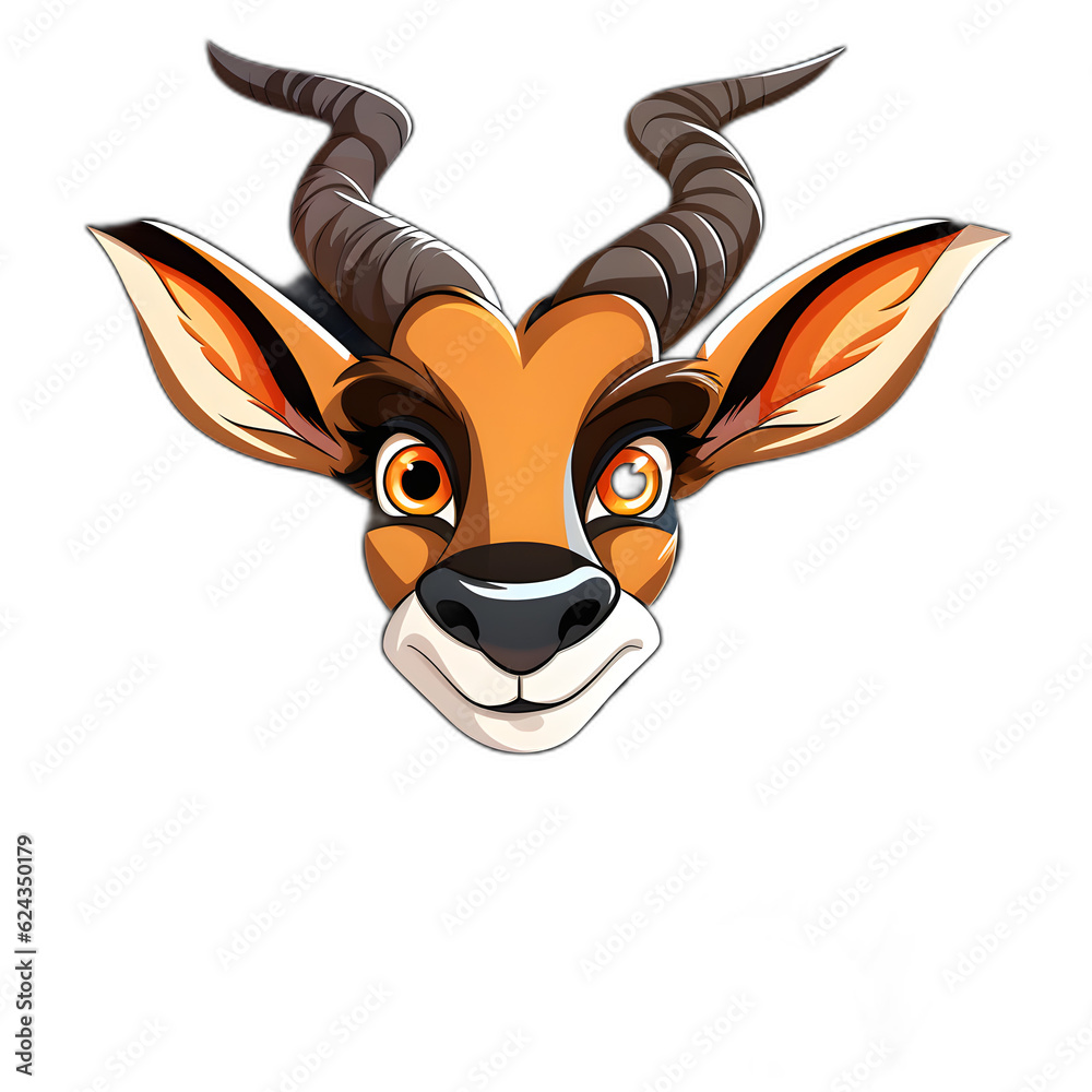 Fototapeta premium fawn illustration transparent background
