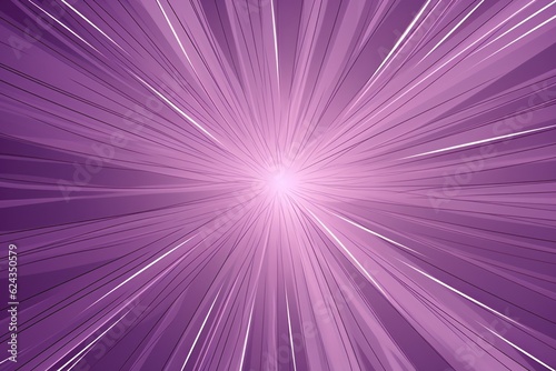 Abstract purple background with rays. Generative AI