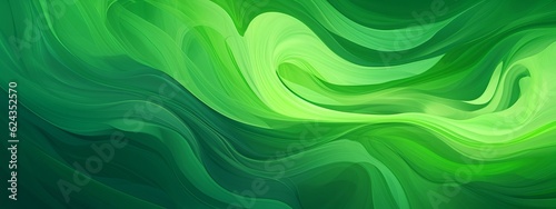 Abstract colorful neon green colors and gradients waves texture background panorama banner for web design backdrop wallpaper illustration (Generative Ai) photo