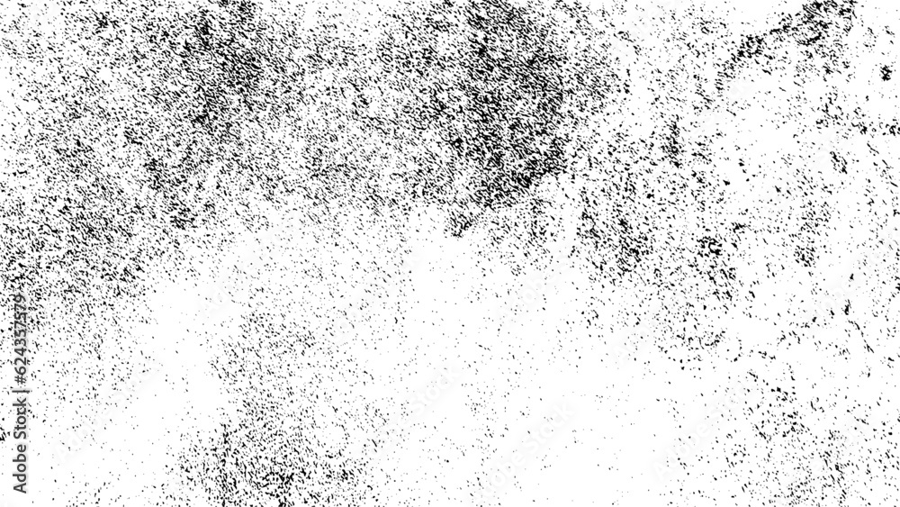 Grunge Overlay Background. Distressed Black and White Grunge Seamless Texture.