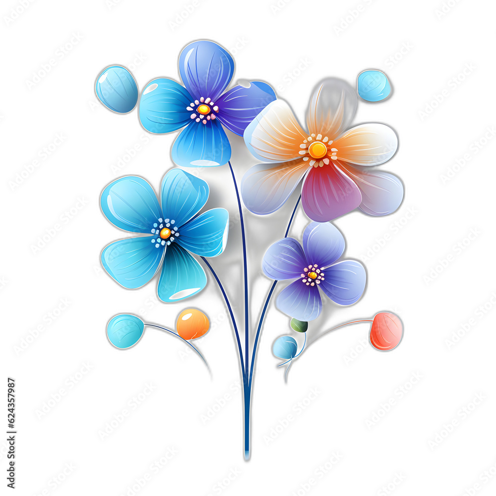 Obraz premium flower illustration