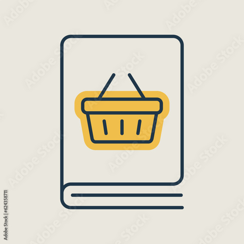 Catalog product vector flat icon