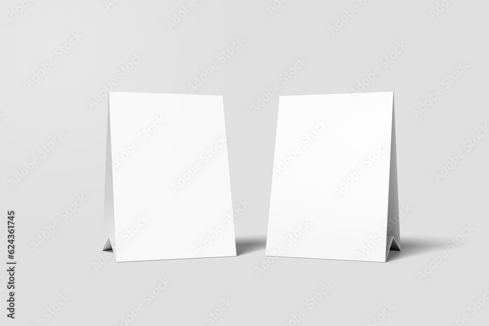 Minimalist Standing Fold Table Menu Mockup Minimalist Standing Fold Table Menu Mockup