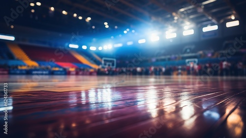 futsal arena stadium on blurred background © vie_art