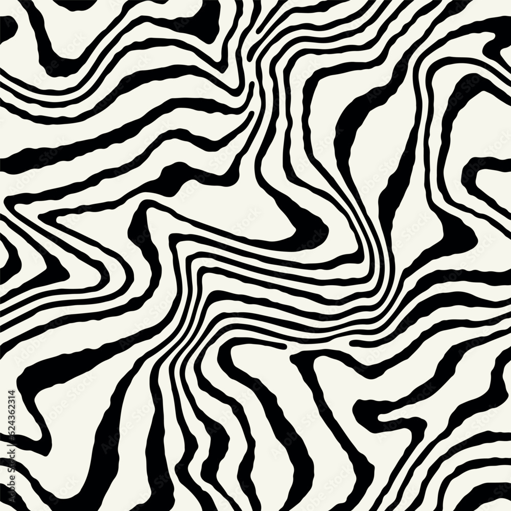 Vector seamless pattern. Abstract marble texture with monochrome fluid stains. Creative animalistic hand made background.. Decorative hand-drawn zebra design. Can be used as swatch for illustrator. Vector seamless pattern. Abstract marble texture with monochrome fluid stains. Creative animalistic hand made background.. Decorative hand-drawn zebra design. Can be used as swatch for illustrator.