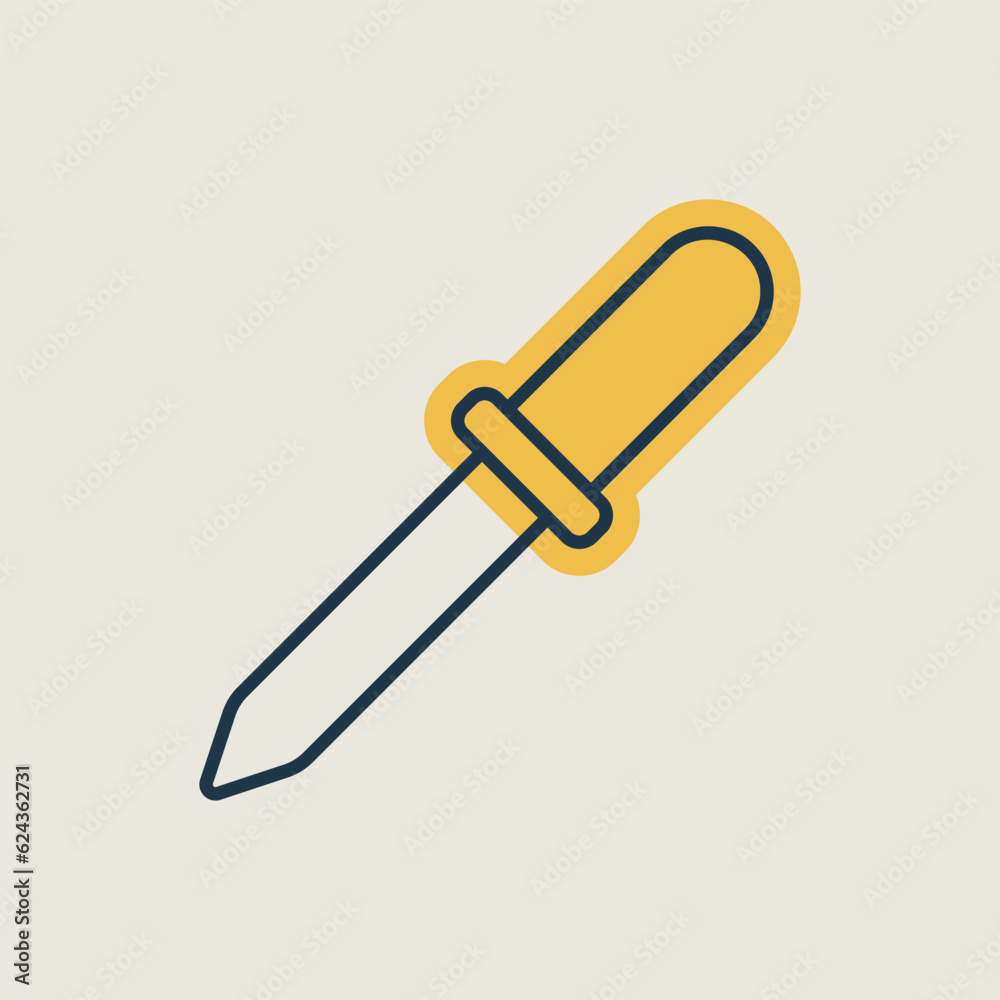 Dropper vector icon. Medical sign Dropper vector icon. Medical sign