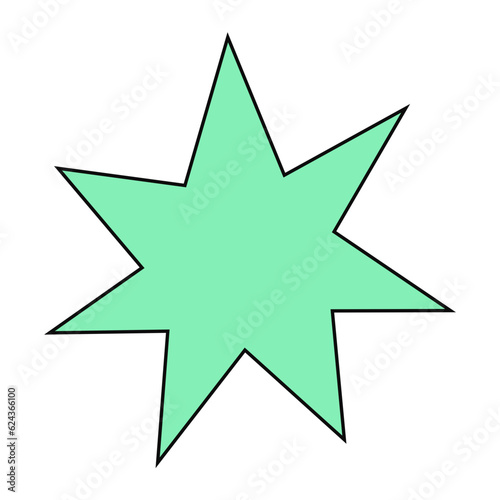 Abstract Star Shape