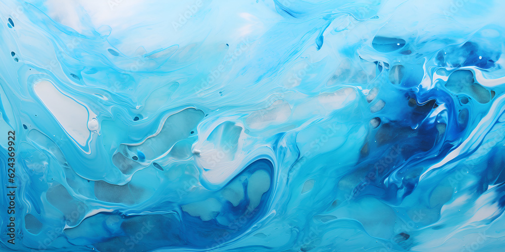Mesmerizing Abstract Acrylic Fluid Art in Stunning Blue Hues Abstract acrylic fluid texture in blue colors  Captivating Blue Abstract Acrylic Pouring Techniques 