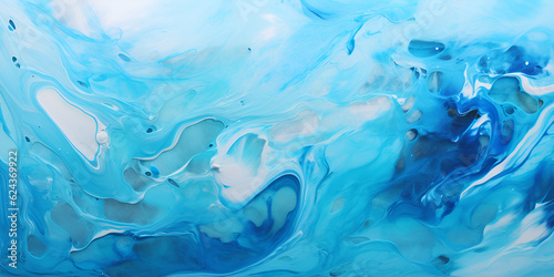 Mesmerizing Abstract Acrylic Fluid Art in Stunning Blue Hues Abstract acrylic fluid texture in blue colors Captivating Blue Abstract Acrylic Pouring Techniques 