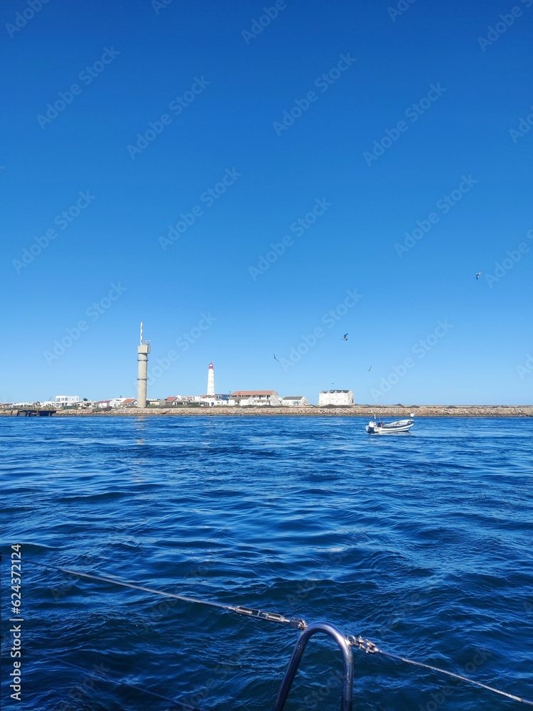 sea and coast from boat