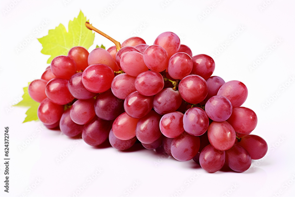 red grape on a white background red grape on a white background