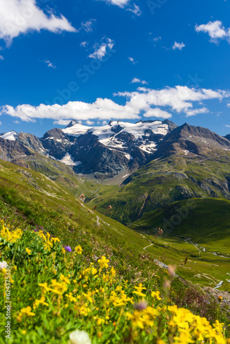 Landscape near Col de l Iseran  Savoy  France