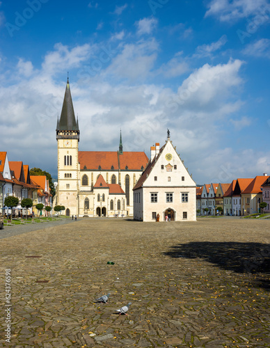 St. Egidius Basilica in Bardejov, UNESCO site, Slovakia photo