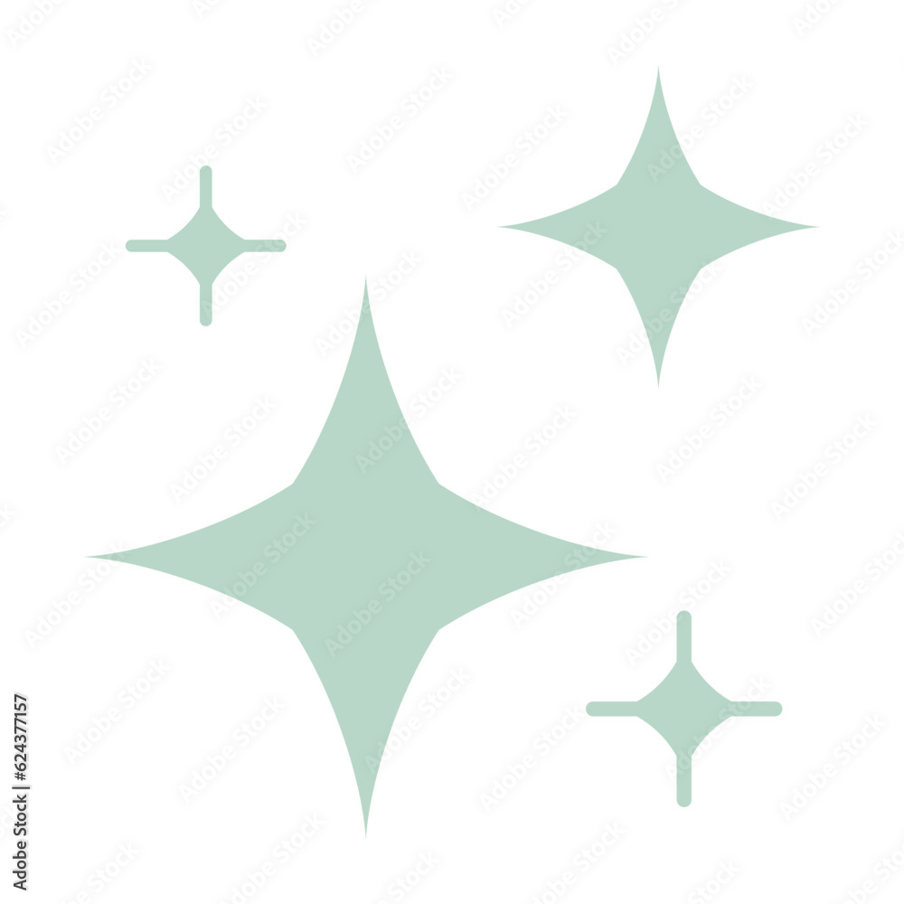 Obraz premium Flat Sparkle Vector