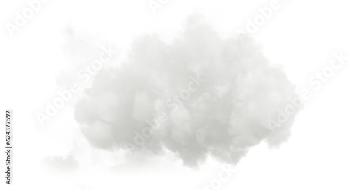 Isolated pure clouds stratosphere weather on transparent backgrounds 3d render png