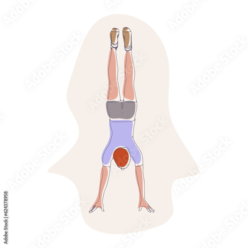 Young male workout. Sport man doing fitness exercise. Casual sportwear - t-shirt, breeches and sneakers. Young man wearing workout clothes. Sport fashion boy outline in urban casual style.