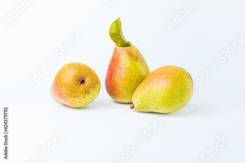 pear. pears on a white background
