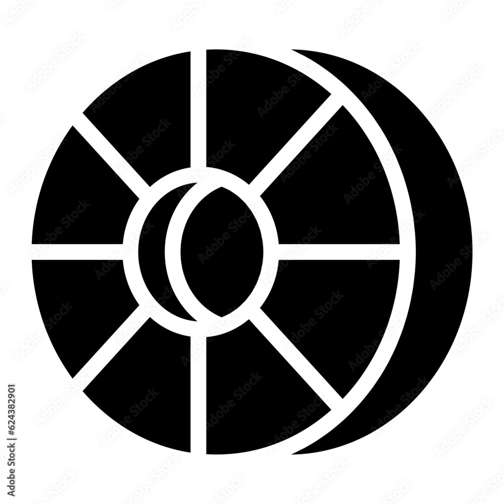 Obraz premium tire glyph 