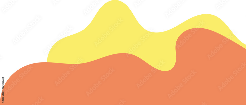 yellow orange wavy corner. fluid corner illustration suitable for background, layout, banner. yellow orange wavy corner. fluid corner illustration suitable for background, layout, banner.