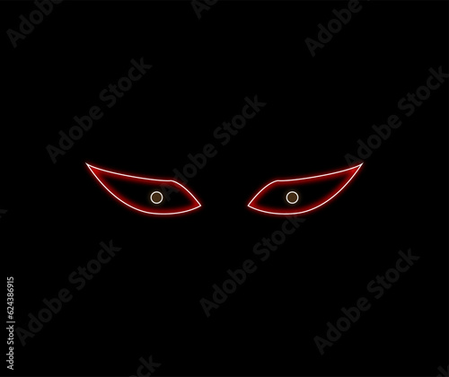 red devil eyes