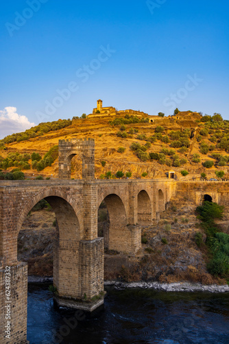 Alcantara bridge (Puente de Alcantara) Roman bridge,  Alcantara, Extremadura, Spain photo