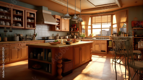 Modern kitchen design inspiration - AI Generated © Custom Media