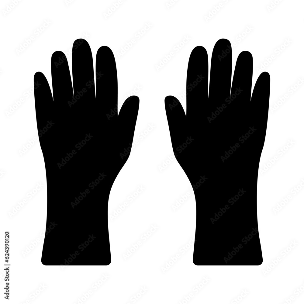 Obraz premium gloves icon, rubber gloves icon