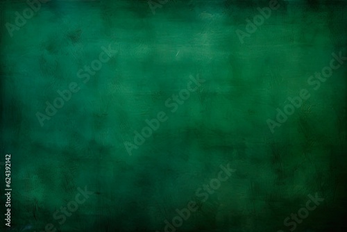 Vintage Dark Green Background Texture with Black Vignette, Perfect for Christmas or St. Patrick's Day Themed Designs: Generative AI