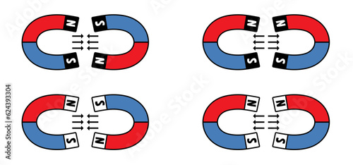 Принти на полотні Magnetic field lines