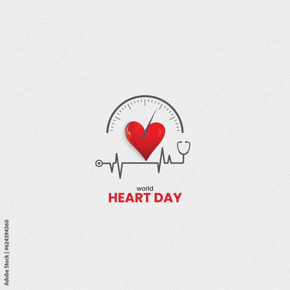 World Heart Day. world Hypertension day. Heart shape vector illustration. World Heart Day. world Hypertension day. Heart shape vector illustration.