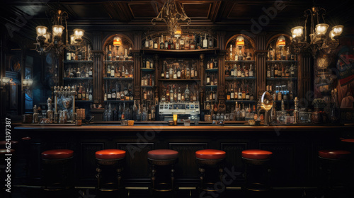 Liquor bar background