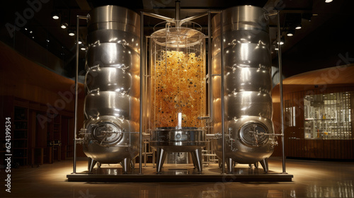 Beer fermentation tank photo