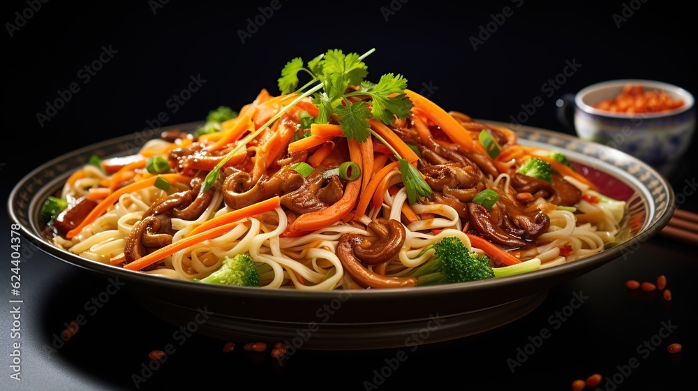 Delicious noodle with all variant topping Delicious noodle with all variant topping