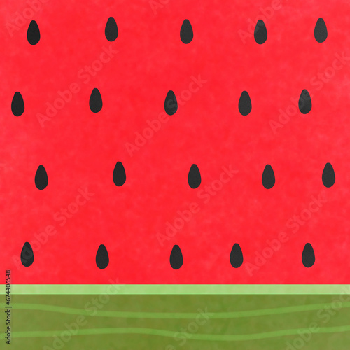 Abstract watermelon background for usage as an aesthetic and a decorative element