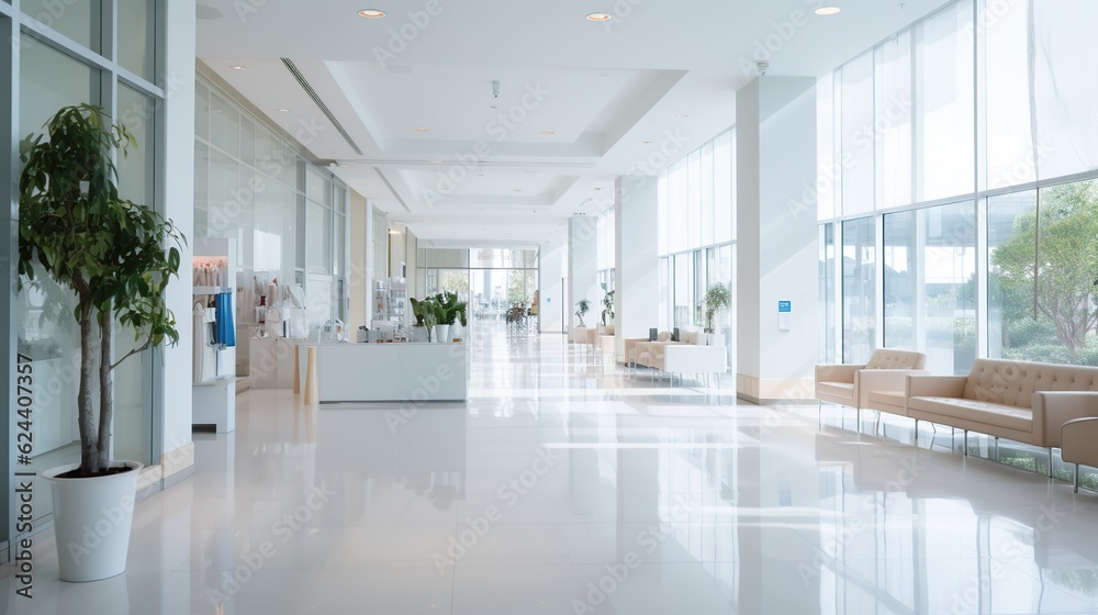 Interior design modern of open space office Interior design modern of open space office