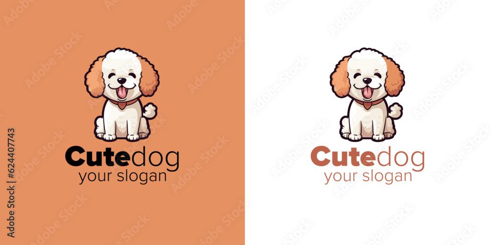 Pet Perfection: Get Noticed with Cute Dog Logo, Logo Template Vector, and Pet Grooming Graphics for Your Petshop Pet Perfection: Get Noticed with Cute Dog Logo, Logo Template Vector, and Pet Grooming Graphics for Your Petshop