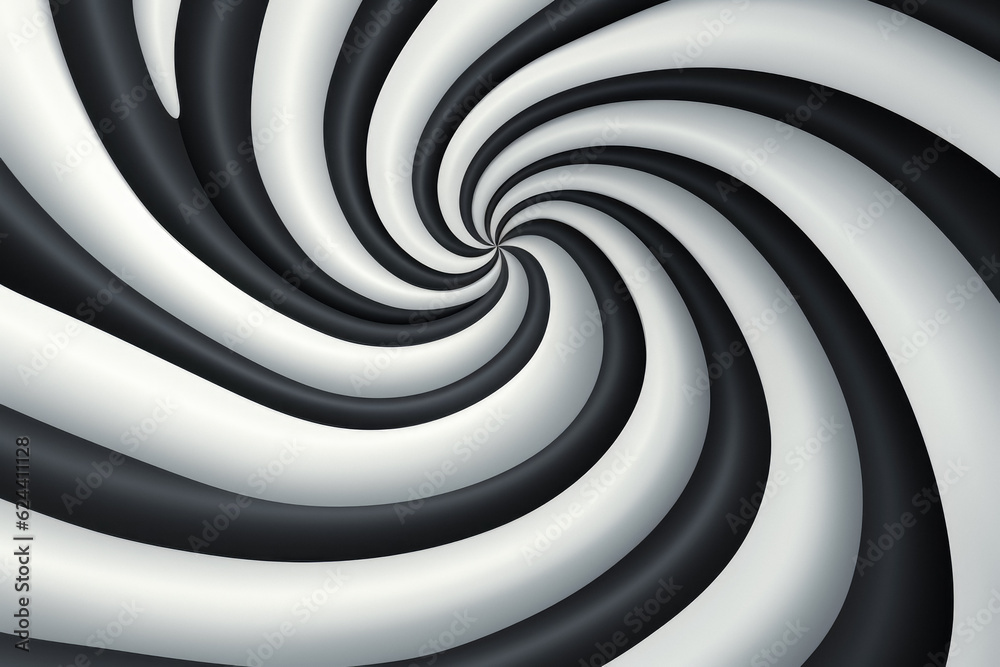 Hypnotic Black And White Diverse Swirls Created With Artificial Intelligence Hypnotic Black And White Diverse Swirls Created With Artificial Intelligence