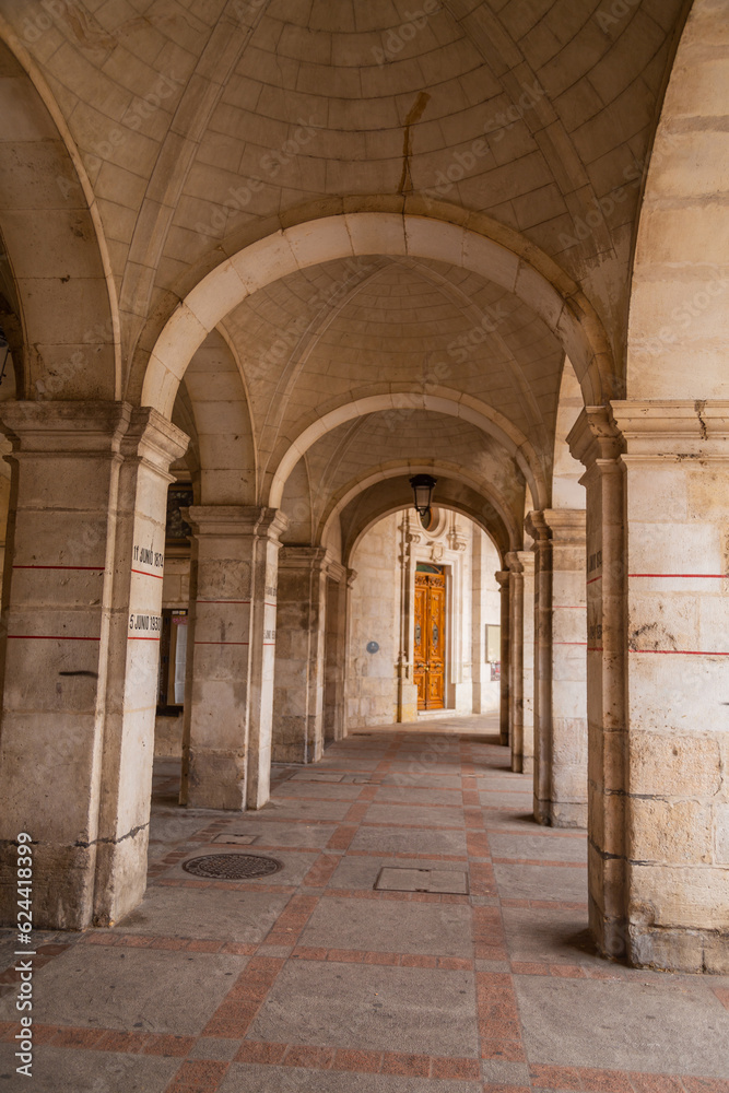 Archs od the Palace de Raxoi Archs od the Palace de Raxoi