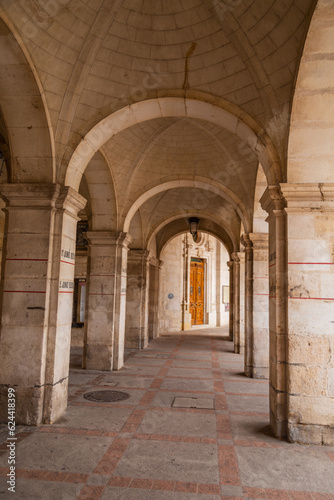 Archs od the Palace de Raxoi photo