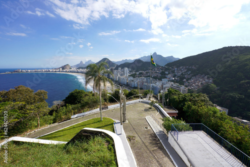 Beautiful panoramic view of Rio de Janeiro from Duque de Caxias Fort, Rio de Janeiro, Brazil photo
