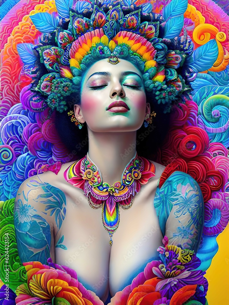 Magic Rainbow Woman Magic Rainbow Woman