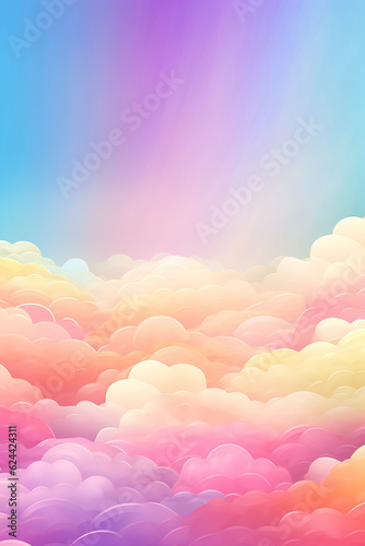 bright rainbow pattern background image