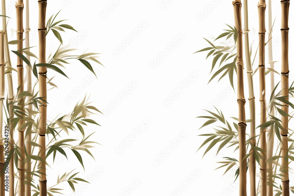 Naklejka premium bamboo or bamboo shoots