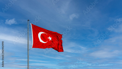 30th august victory day of Turkey or 30 agustos zafer bayrami background and Turkish flag 